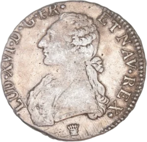 Buste cuirassé de Louis XVI à gauche.