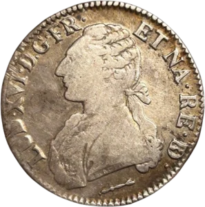 Buste de Louis XVI à gauche.