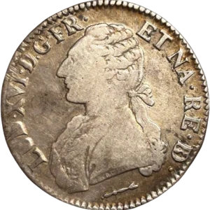 Buste de Louis XVI à gauche.