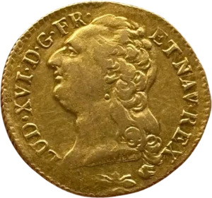 Écu de France couronné.