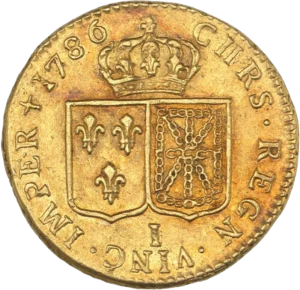 Ecu de France et Navarre couronnés.