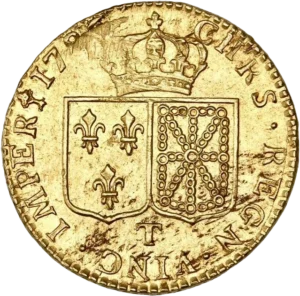 Ecus de France et Navarre couronnés.