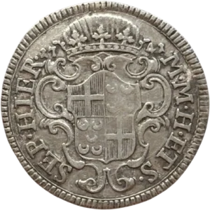 Armoiries couronnées.