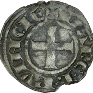 Chatel tournois surmonté de la croix provençale.