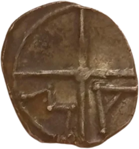 MA dans une roue à quatre rayons.