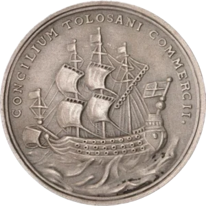 Navire passant à gauche.