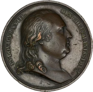 Buste de Louis XVI à droite.