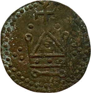 Chatel tournoi entouré d'annelets.