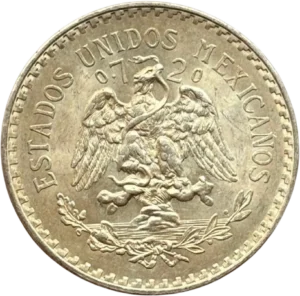 Aigle aux ailes déployées.