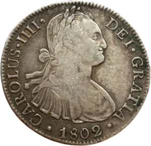 Buste lauré de Charles IV à droite.