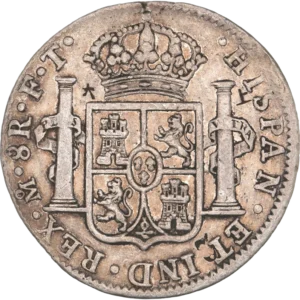 Buste lauré, drapé et cuirassé de Charles IV à droite.