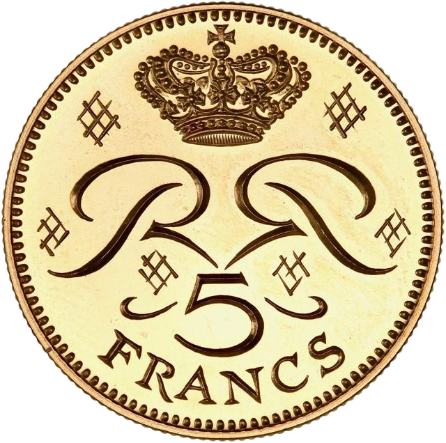 Coffret de la principauté de Monaco comprenant les Essai en Or des monnaies :- 50 francs Rainier III (51,5gr).- 5 francs Rainier III (19,6gr).- 10 francs Rainier III (19,5gr).Millésime 1974.Note : Coffret légèrement endommagé.