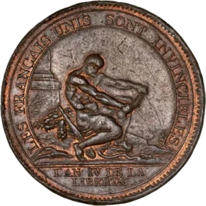 Hercule essayant de briser un faisceau.