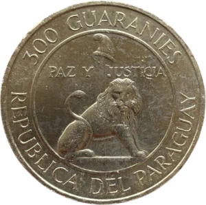 Buste à gauche d'Alfredo Stroessner.