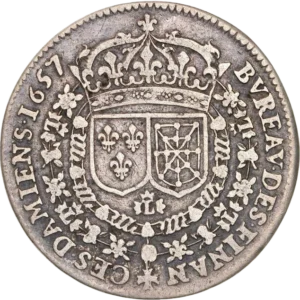 Armoiries couronnées.