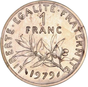 La semeuse allant à gauche.