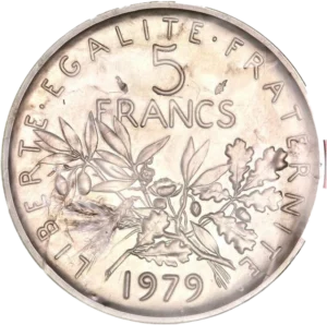 La semeuse allant à gauche.