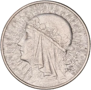 Portrait à gauche de la reine Jadwiga.