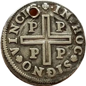 valeur et millésime sous une couronne, entouré d'une légende circulaire.