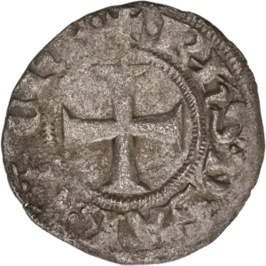 Principauté d&rsquo;Achaie (Orient Latin) – Lot de deux de deniers