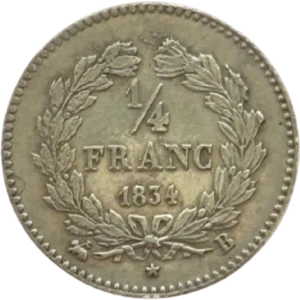 inscription dans une couronne de laurier.