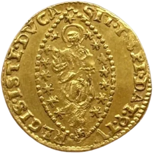 Le doge agenouillé devant saint Marc.