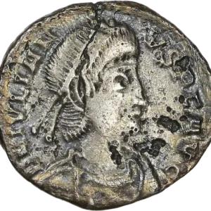 Buste diadèmé, drapé et cuirassé de Julien II à droite