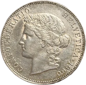 Écu surmonté d'une étoile dans une couronne formée d'une branche de chêne et d'une branche d'olivier.