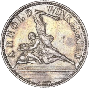 Representation statuaire d'Arnold Winkelried