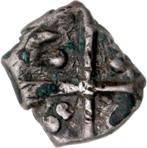 Croix bouletée et globules.