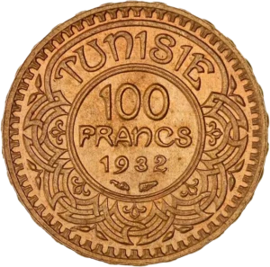 Inscriptions dans un décor géométrique style art déco.