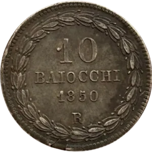 Armes papales surmontées d’une tête d’ange, des clefs de Saint Pierre et d’un tiarre.